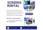 Screen Rental Solutions for Stunning Visual Displays