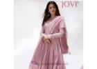 Affordable Luxury - Latest Designer cotton anarkali suit set  by JOVI India