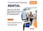 Touchscreen Displays Rental USA | LED Touchscreen Hire