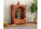 Traditional Wooden Pooja Mandir – Beautiful Temple for Home